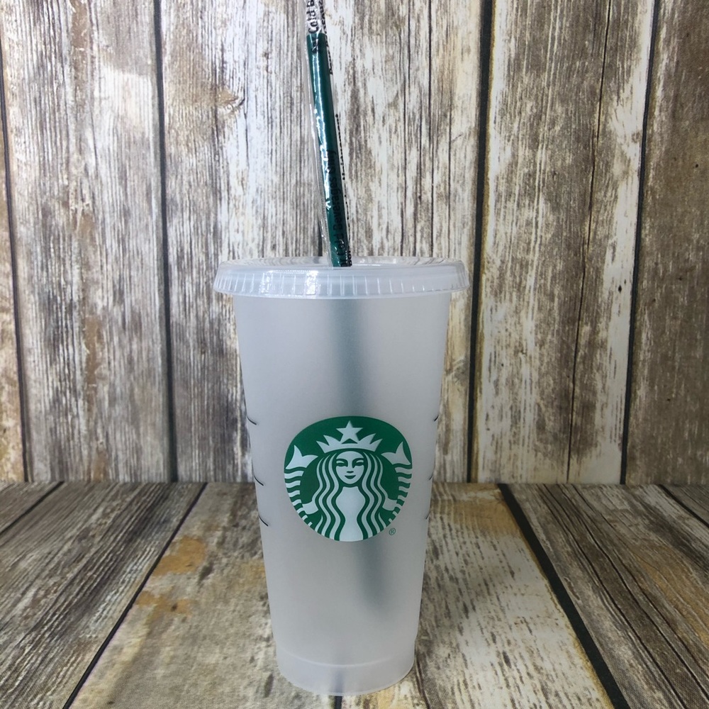 Starbucks cold reusable cup 24 Oz Siren logo